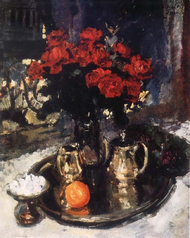 Konstantin Korovin Rose and Violet Sweden oil painting art